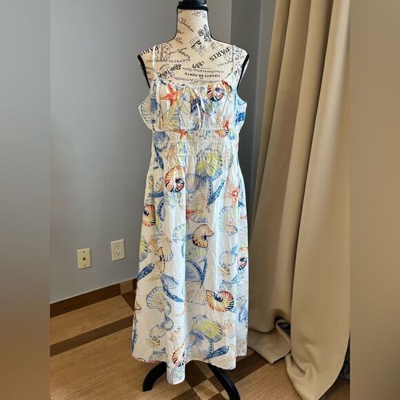Rails Octavia Seashells  Midi Summer Dress - Picture 2 of 12